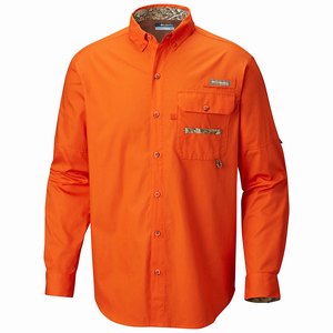 Columbia Sharptail™ Långärmad Tröja Herr Orange (HXFOK4396)